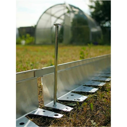 Бордюр Сплиттер алюминиевый, длина 2,5 м, высота 100 мм