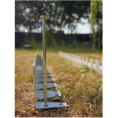 Бордюр Сплиттер алюминиевый, длина 2,5 м, высота 100 мм