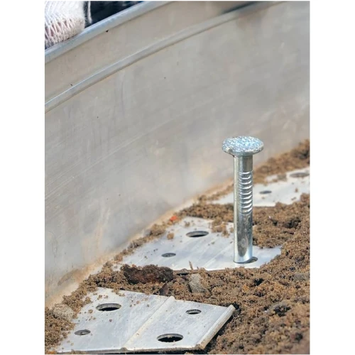 Бордюр Сплиттер алюминиевый, длина 2,5 м, высота 100 мм