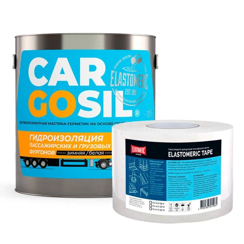 Ремкомплект Cargosil зимний 3кг (Cargosil Зимний 3кг + Elastomeric Tape 15м)