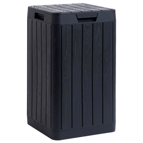 Мусорный бак пластиковый TOOMAX 80 л, антрацит