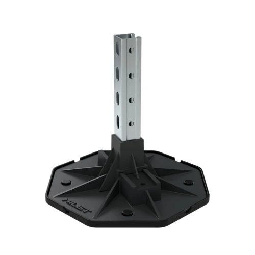 Кровельная опора HILST PLATFORM ML 345х345х55 мм без корректора наклона c антивибрационным ковриком