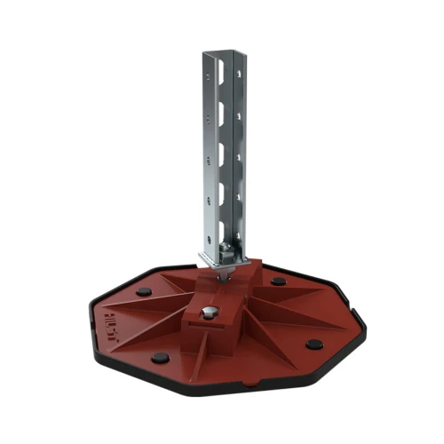 Кровельная опора HILST PLATFORM MV 345х345х55 мм с антивибрационным ковриком