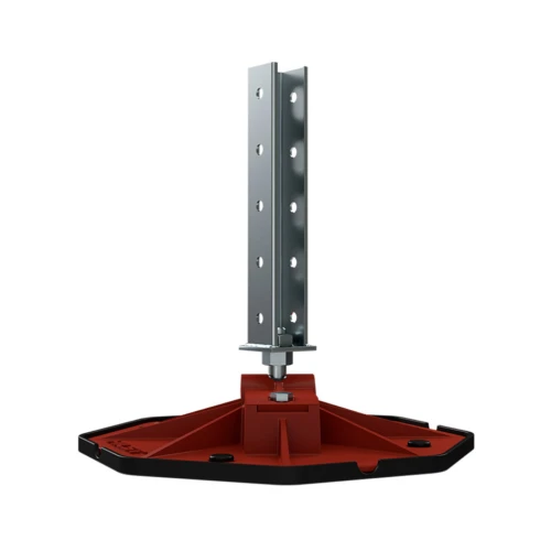 Кровельная опора HILST PLATFORM MV 345х345х55 мм с антивибрационным ковриком