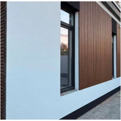 Вертикальная стеновая панель NauticPrime Line ДПК 219х26х3000мм, цвет тик