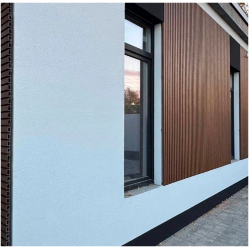 Вертикальная стеновая панель NauticPrime Line ДПК 219х26х3000мм, цвет тик