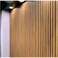 Вертикальная стеновая панель NauticPrime Line ДПК 219х26х3000мм, цвет тик