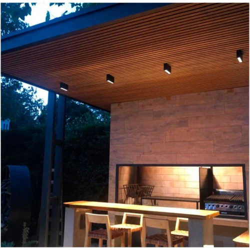 Вертикальная стеновая панель NauticPrime Line ДПК 219х26х3000мм, цвет тик