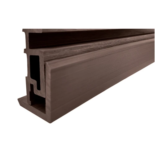 Вертикальная стеновая панель NauticPrime Line ДПК 219х26х4000мм, венге