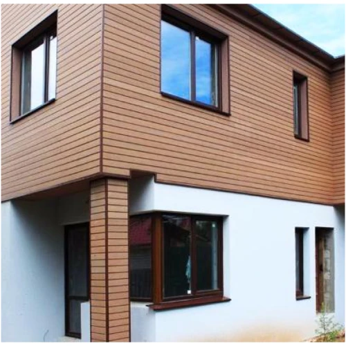 Фасадная панель 3D Holzhof 165х15х3000мм, коричневый