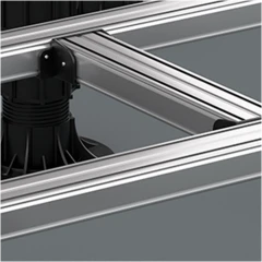 Перпендикулярный соединитель алюминиевой лаги HILST Prof 60х40 (упак. 10шт)