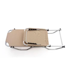 Шезлонг Dias алюминиевый, бежевый