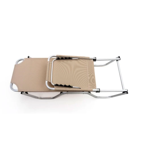 Шезлонг Dias алюминиевый, бежевый