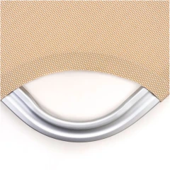 Шезлонг Dias алюминиевый, бежевый