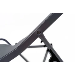 Шезлонг Hera алюминиевый, антрацит