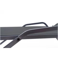 Шезлонг Hera алюминиевый, антрацит