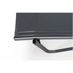 Шезлонг Hera алюминиевый, антрацит