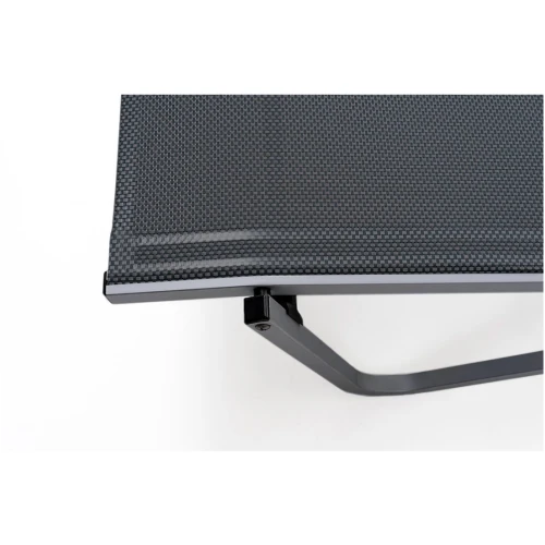 Шезлонг Hera алюминиевый, антрацит