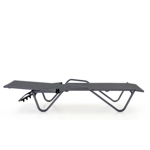 Шезлонг Hera алюминиевый, антрацит