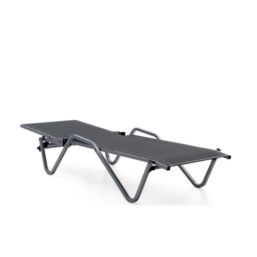 Шезлонг Hera алюминиевый, антрацит