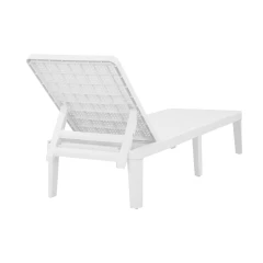 Шезлонг Tweet compact белый