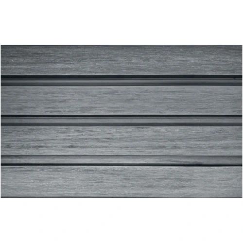 Вертикальная стеновая панель NauticPrime Line ДПК 219х26х3000мм, тёмно-серый