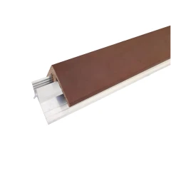 Уголок для фасадной панели ДПК Holzhof, 50х50х3000 мм коричневый