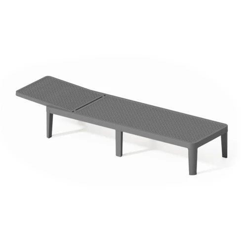 Шезлонг Tweet compact серый