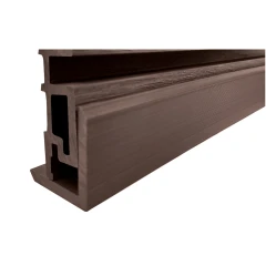 Вертикальная стеновая панель NauticPrime Line ДПК 219х26х3000мм, венге