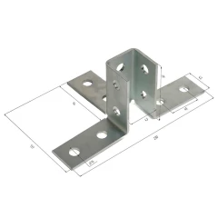 Узел соединительный с перемычкой HILST, 230х42х94х4 мм