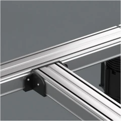 Перпендикулярный соединитель алюминиевой лаги HILST Slim 60х20 (упак. 10шт)