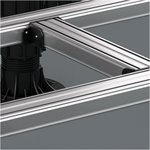 Перпендикулярный соединитель алюминиевой лаги HILST Slim 60х20 (упак. 10шт)