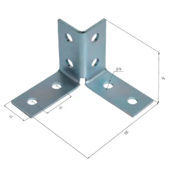 Узел угловой HILST, 136х42х94х4 мм