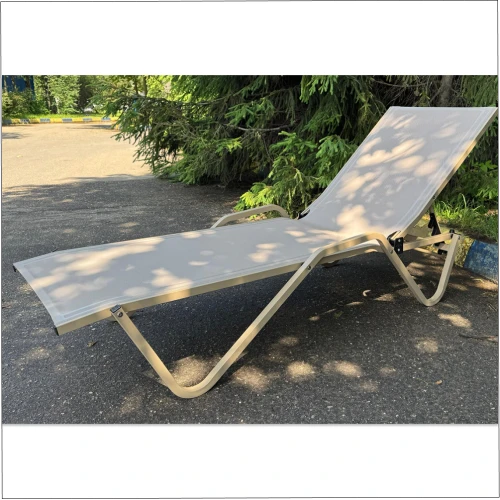 Шезлонг Hera алюминиевый, цвет тортора