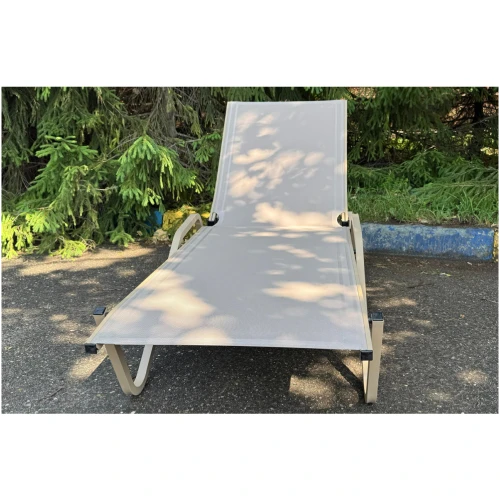 Шезлонг Hera алюминиевый, цвет тортора