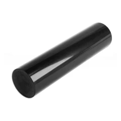 Поручень ПВХ пристенный, цвет чёрный, диаметр 49 мм, 4 м