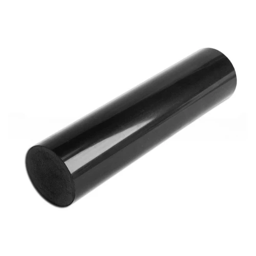 Поручень ПВХ пристенный, цвет чёрный, диаметр 49 мм, 4 м