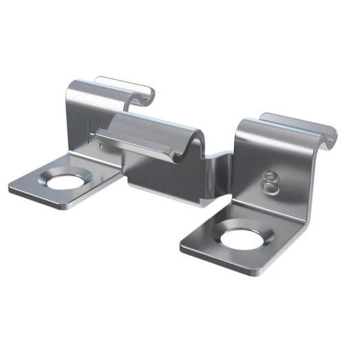 Клипса HILST Premium 3D (металл), 8 мм (упак. 100шт)