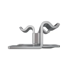 Клипса HILST Premium 3D (металл), 8 мм (упак. 100шт)