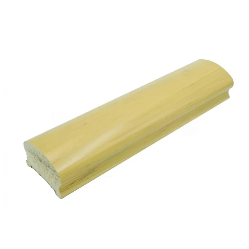 Поручень ПВХ фигурный, цвет светлый бук, 38×64 мм, 4 м