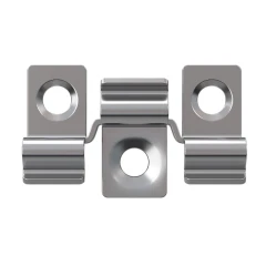 Клипса HILST Premium 3D (металл), 6 мм (упак. 100шт)