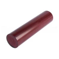 Поручень ПВХ пристенный, цвет махагон, диаметр 49 мм, 4 м