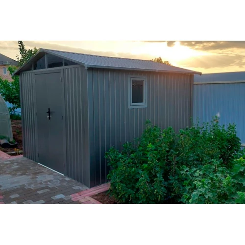 Сарай металлический Black Fox Panorama D