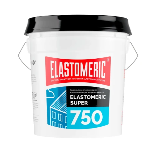 Однокомпонентное финишное кровельное покрытие Elastomeric - 750 Super 20 кг