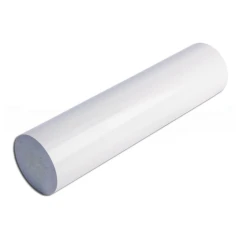 Поручень ПВХ пристенный, цвет белый, диаметр 49 мм, 4 м