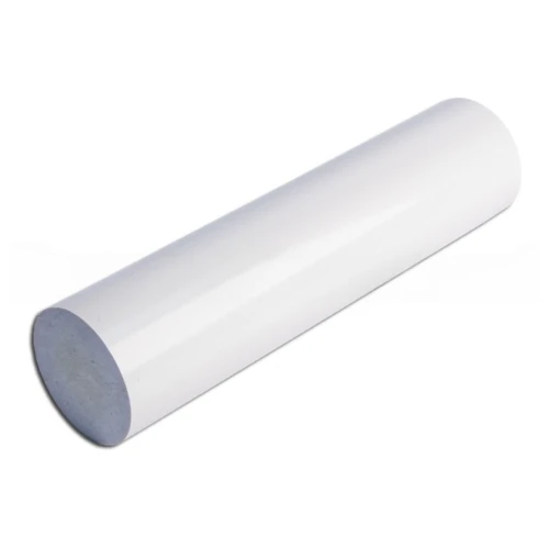 Поручень ПВХ пристенный, цвет белый, диаметр 49 мм, 4 м
