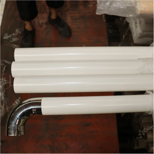 Поручень ПВХ пристенный, цвет белый, диаметр 49 мм, 4 м