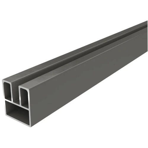 Профиль алюминиевый для стекла HILST, 25х25х4000мм, RAL 7024