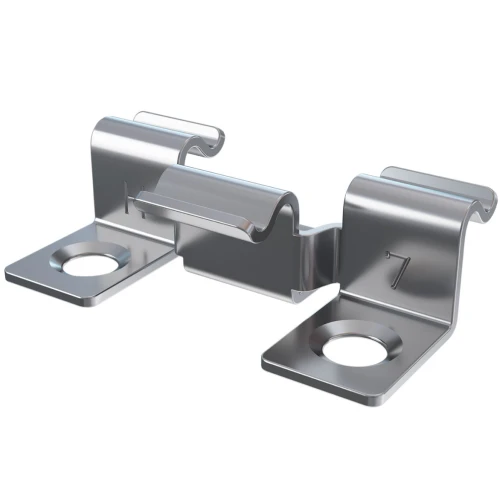 Клипса HILST Premium 3D (металл), 7 мм (упак. 100шт)