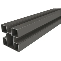 Столб алюминиевый HILST, 100х100х4000мм, RAL 7024